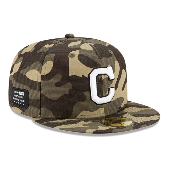 Cleveland Indians MLB Armed Forces 59FIFTY Lippis Laivastonsininen - New Era Lippikset Myynti FI-096284